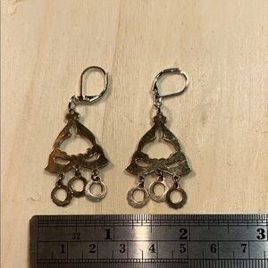 Elegant Gold Dangle Earrings